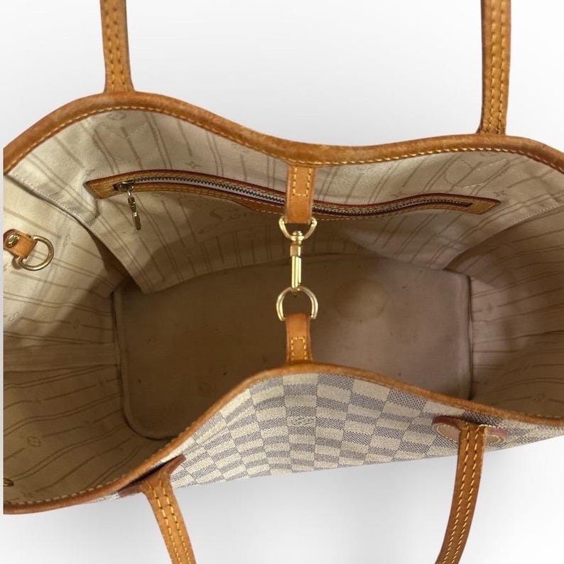 Louis Vuitton Neverfull MM Damier Azur image 8