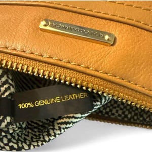 Rebecca Minkoff crossbody bag tan leather gold chain crossbody image 4