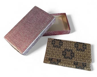 Vintage Sparkling Beaded Card Holder