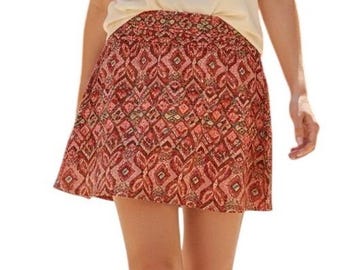 Garnet Hill Swim Skirt With Built-in Brief Size 6