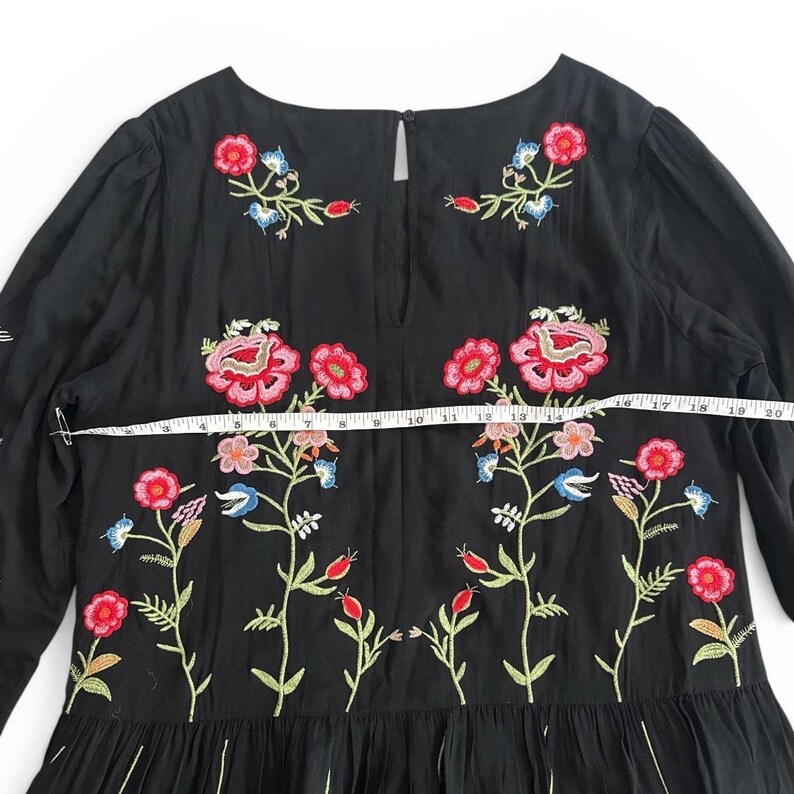 Maeve Anthropologie Embroidered Mini Dress Size Small image 4