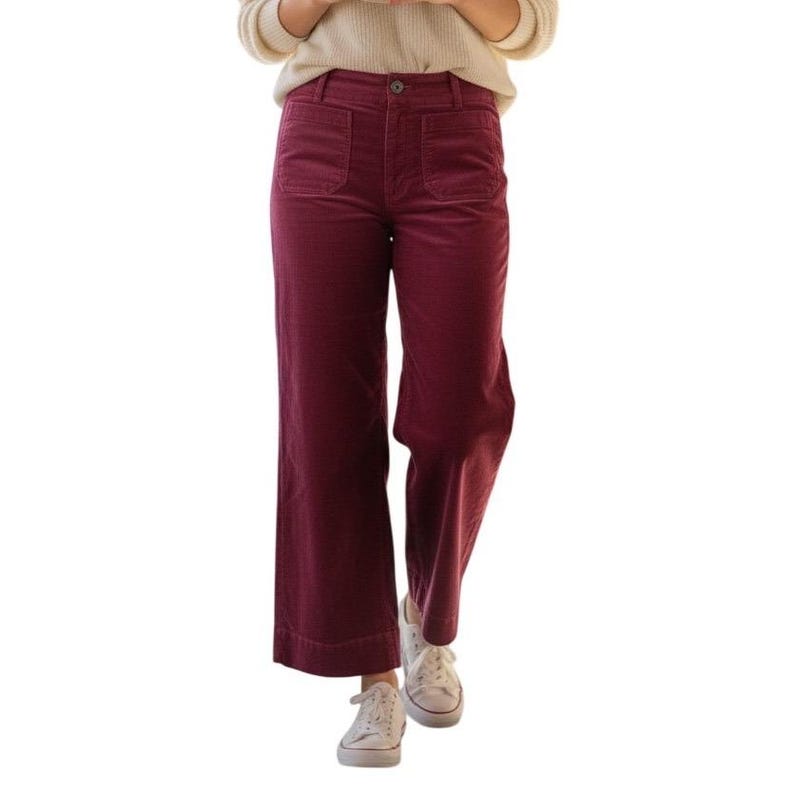 Maeve Anthropologie The Colette Corduroy Pants Size 27 image 1