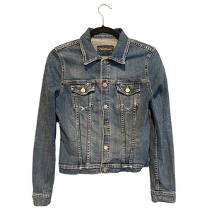 Hudson Jeans Womens Vintage Denim Jacket Size Small image 2