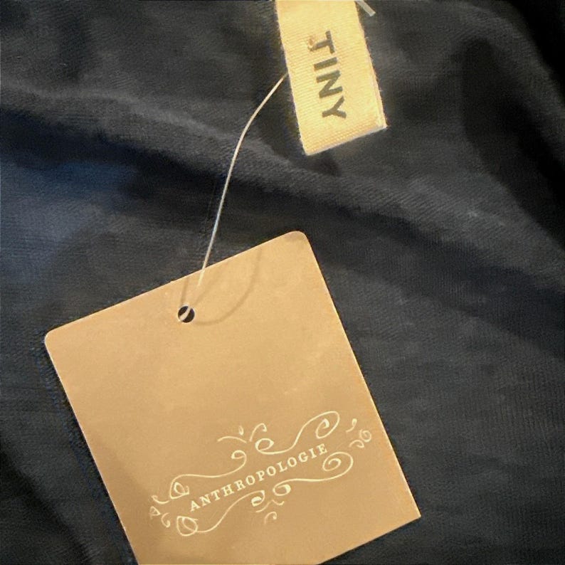 Anthropologie Tiny Open Front Cardigan NWT afbeelding 4
