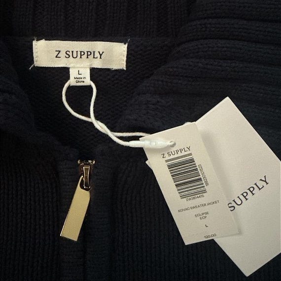 Z Supply NWT Kovac Cropped Sweater View 4