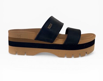 Reef Platform Slide Sandals Size 6