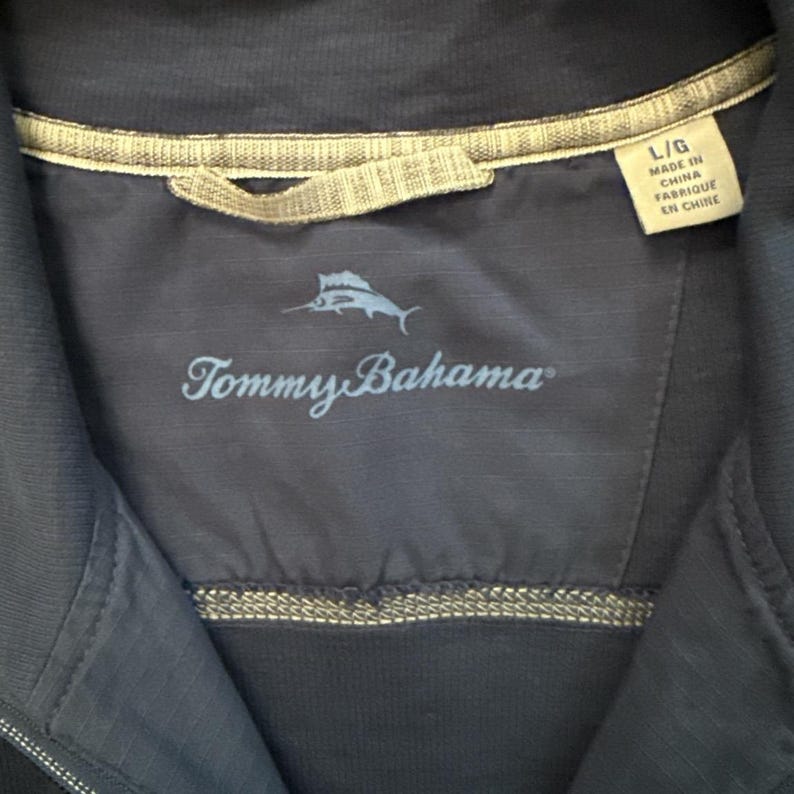 Tommy Bahama Mens Quarter Zip Pullover Size Large bild 6