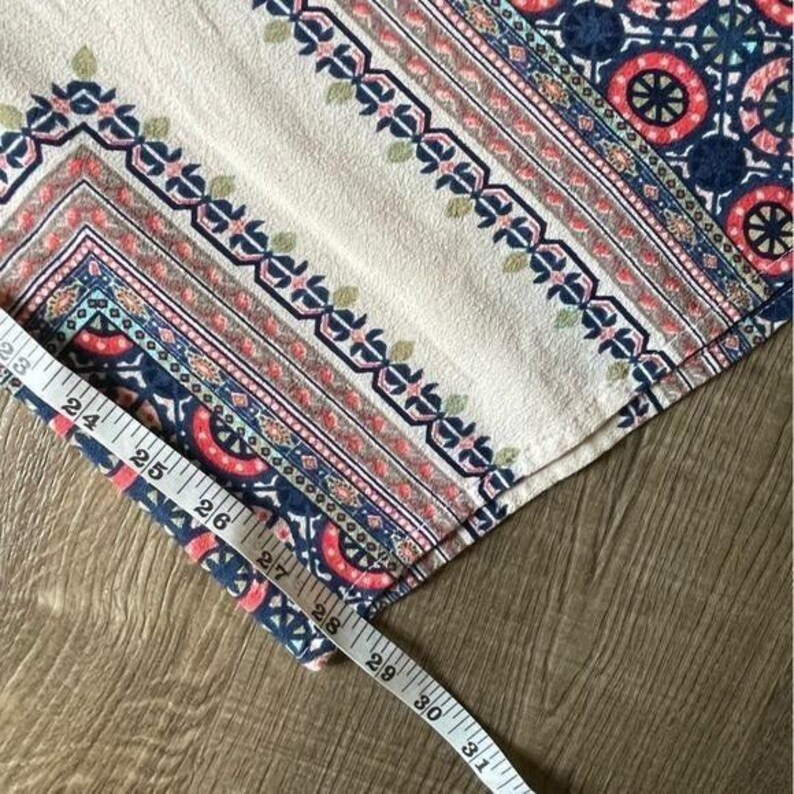 Elevenses Anthropologie Wide Leg Boho Pants Size 2 image 10