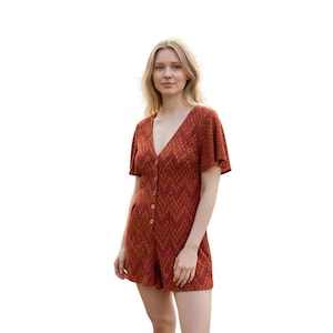 Free People Knit Romper Size Medium image 1
