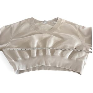 Nike Fleece Cropped Sweatshirt Size Medium immagine 4