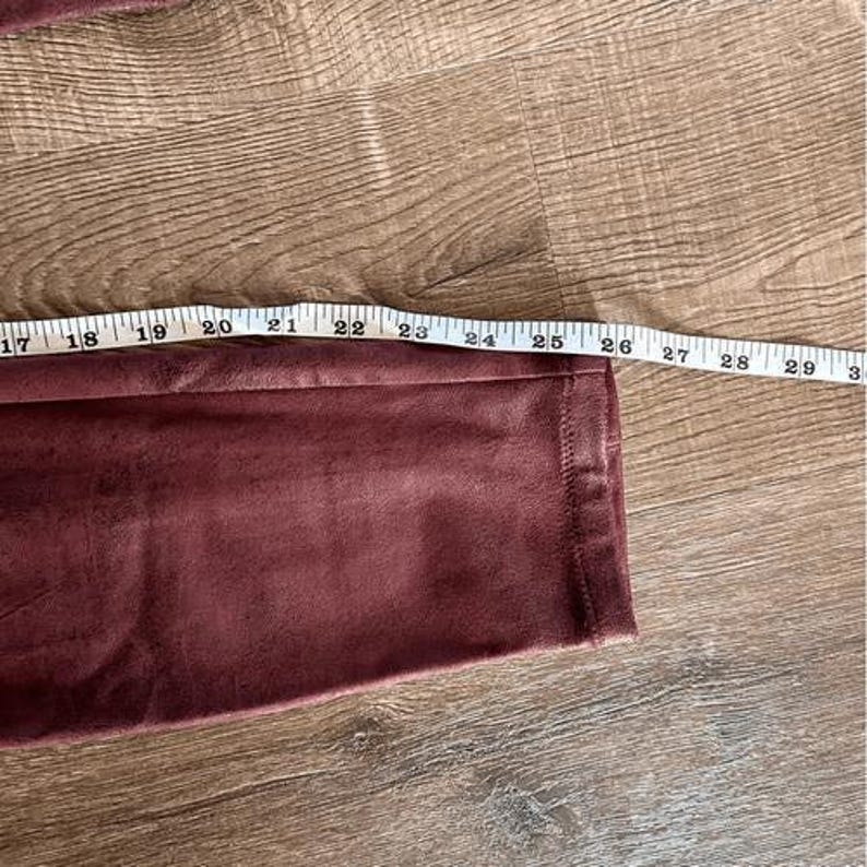 Free People Leggings Burgundy Size 27 image 7