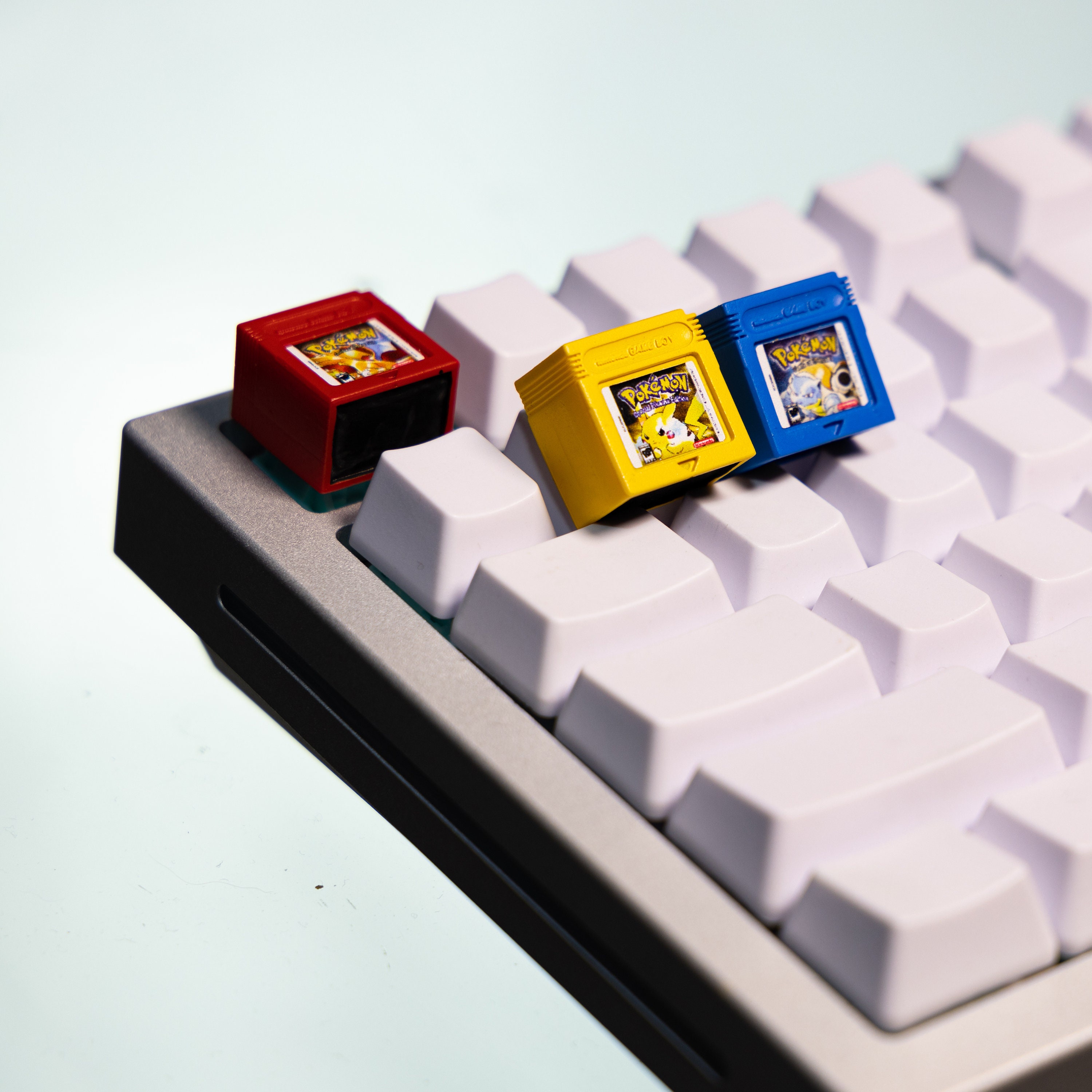 Pokemon Red Blue Green Yellow Keycap Gameboy Cartridge Etsy