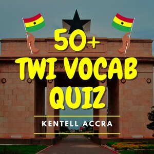 Learn Twi Vocab E-book beginner friendly for anyone who wants to learn how to speak twi