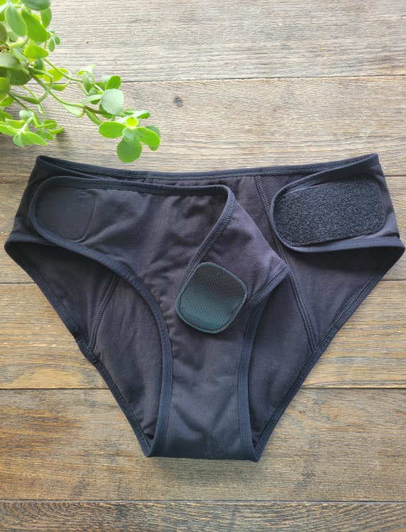 Velcro Side Fastening Moisture Absorbing Underwear 