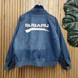 sunfaded Subaru Bomber Jacket Size L