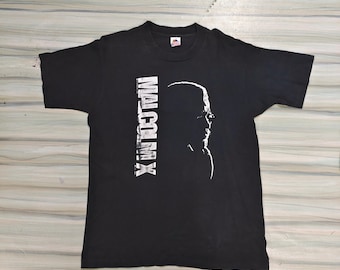 Vintage 1991 Malcolm X Tshirt by Pathfinder (Rare Collection Must Buy)