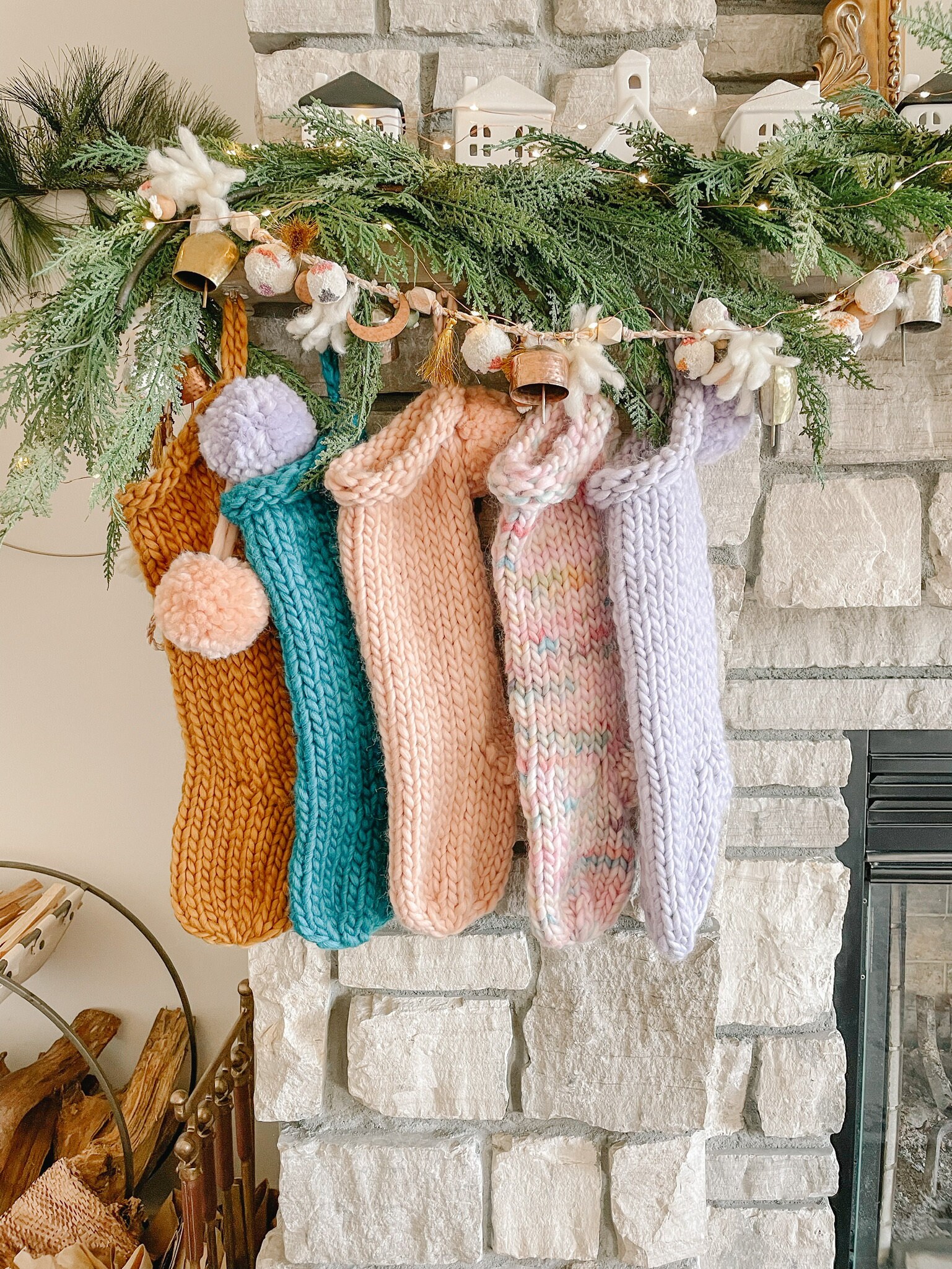 Knit Christmas Stocking Pattern | Chunky Knit Stocking Pattern | Easy ...