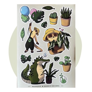 Stickerbogen Pflanzenliebe Mazzo Pazzo