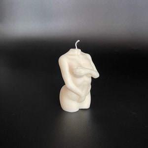 Female Torso Candle, Torso Candle, Covered Female Torso Candle, Venus Candle
