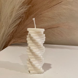 Spiral Square Candle