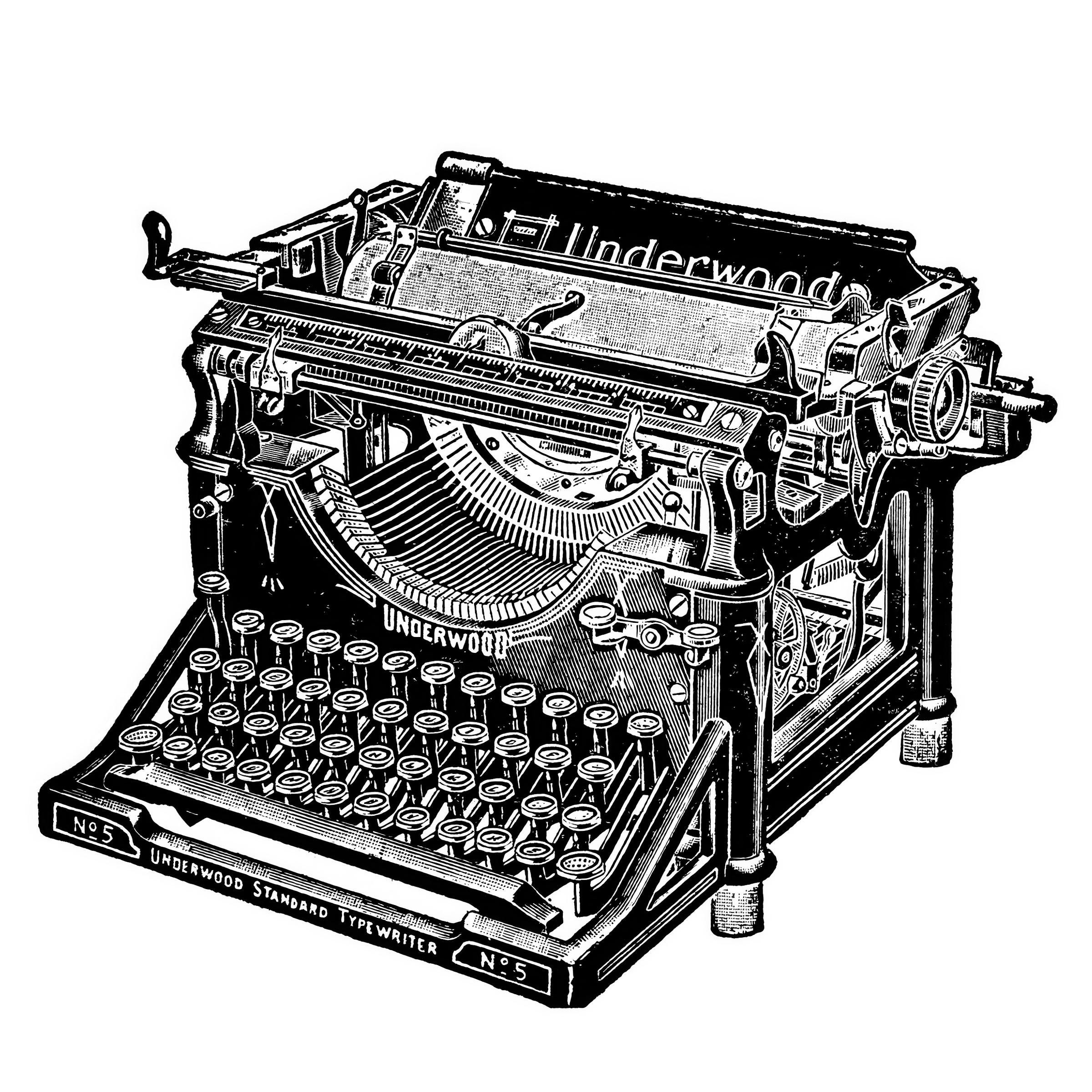 Underwood typewriter - Etsy 日本