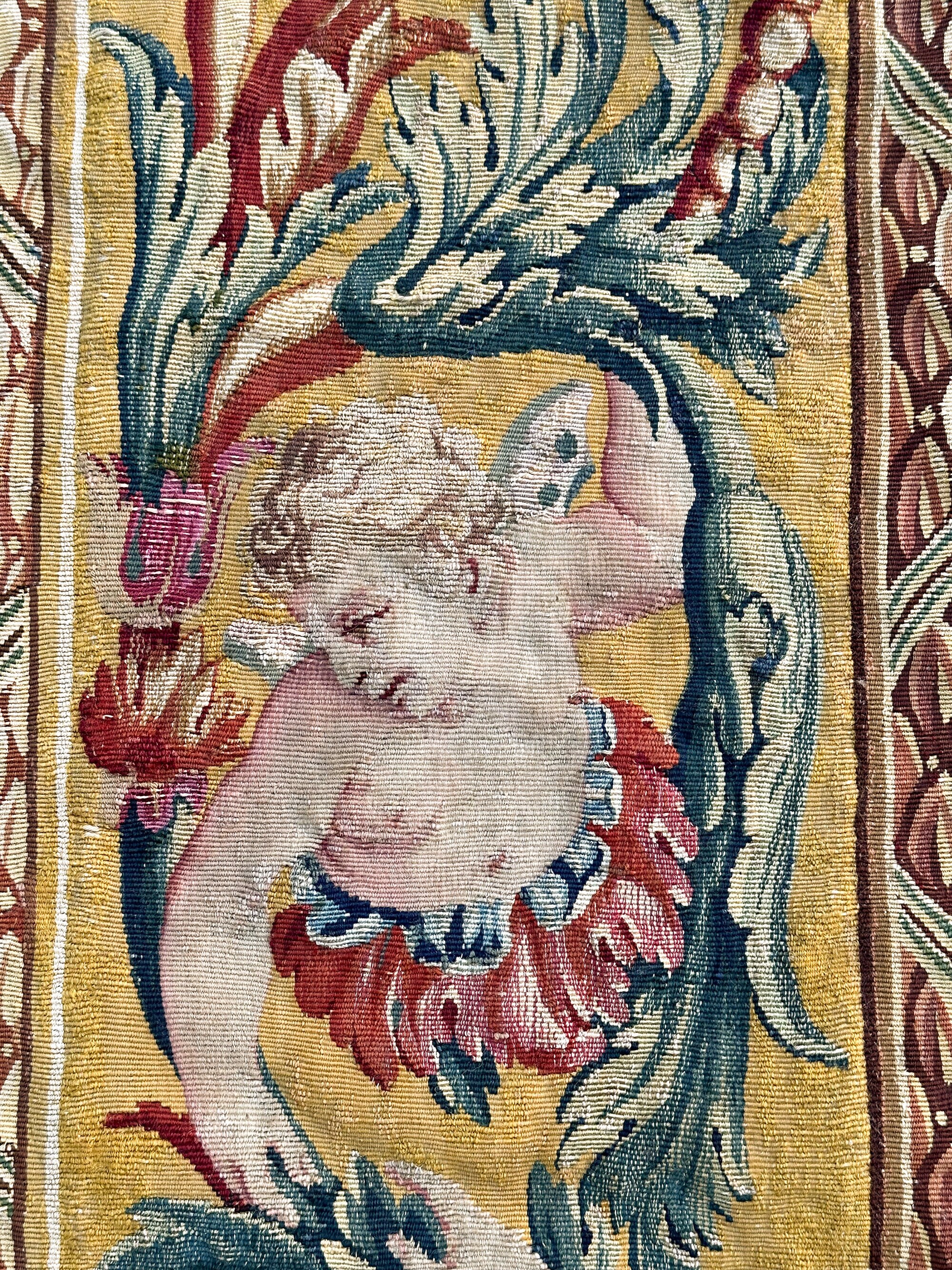 18世紀の素晴らしいアンティークフランスのタペストリールイ16世