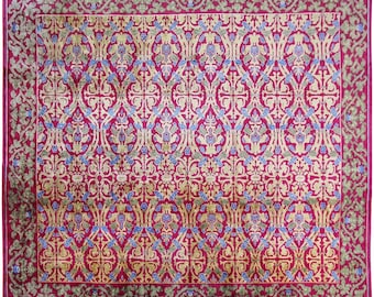 13x16 Vintage Art Deco Jugendstil Teppich Europäisch 379 cm x 480 cm Arts & Crafts Teppich
