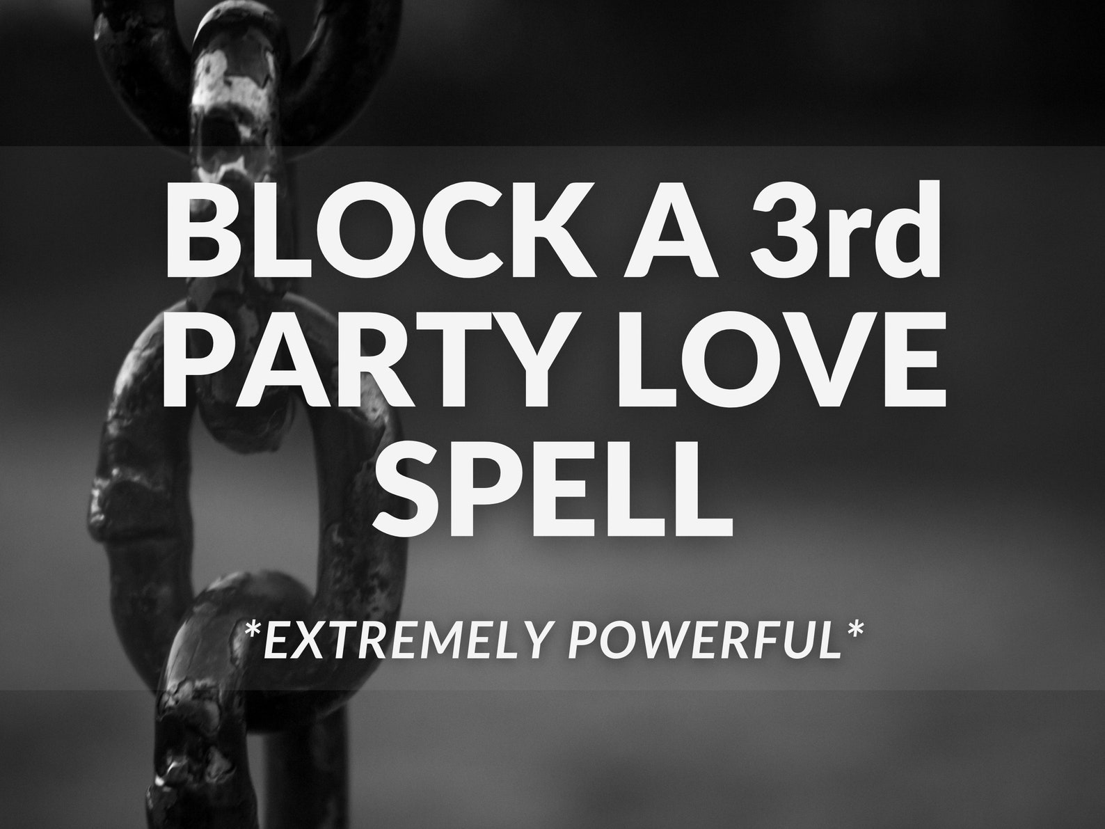Most POWERFUL Love Spell to BLOCK a 3rd Party & Commit to YOU | Etsy