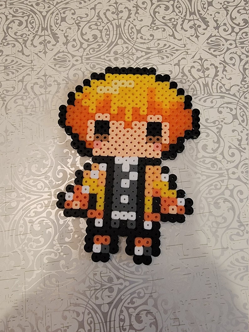 Demon Slayer Perler beads Etsy België