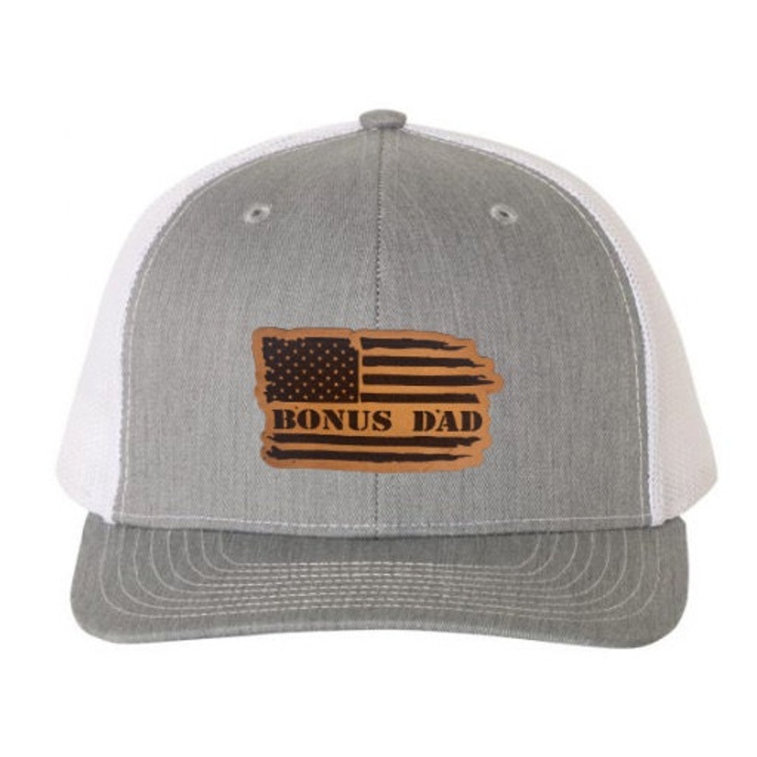 BONUS DAD Leather Patch Hat - Etsy