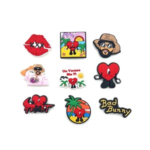 Bad bunny jibbitz etsy hot sale