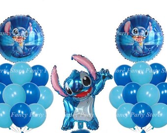 Lilo and Stitch Balloons Cartoon Character Birthday Stitch Party Age Number Balloon  Lilo and Stitch Birthday Party 