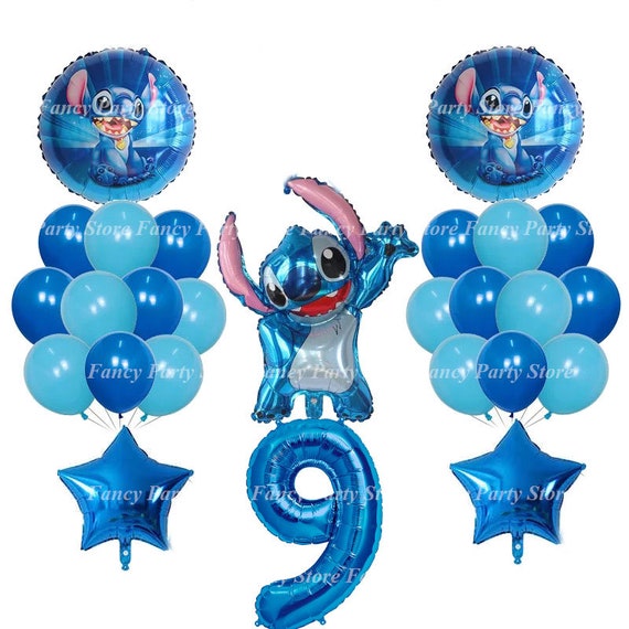 Lilo et Stitch Balloons Cartoon Character Birthday Stitch Party Numéro dâge  Balloon Lilo et Stitch Birthday Party -  France