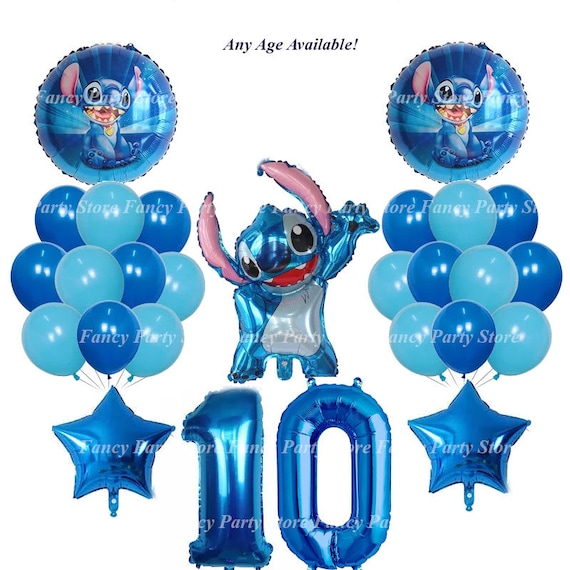 Lilo et Stitch Balloons Cartoon Character Birthday Stitch Party Numéro dâge  Balloon Lilo et Stitch Birthday Party -  France