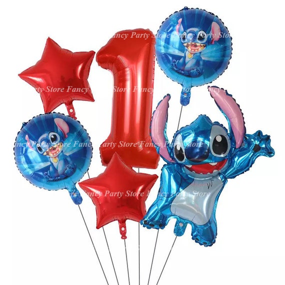 Lilo and Stitch Birthday Balloons Stitch Party Decorations Kids Birthday  Party Stitch Balloons Age Number Helium Party 