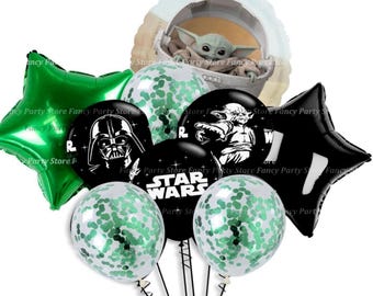 Star Wars-verjaardagsballonnen | Yoda, Stormtrooper Feestdecoratie
