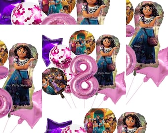 Encanto Birthday Balloon Set | Mirabel, Isabela, Princess Party
