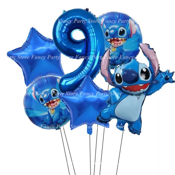 Disney Stitch Balloons Rose Lilo & Stitch Cartoon Girls Birthday