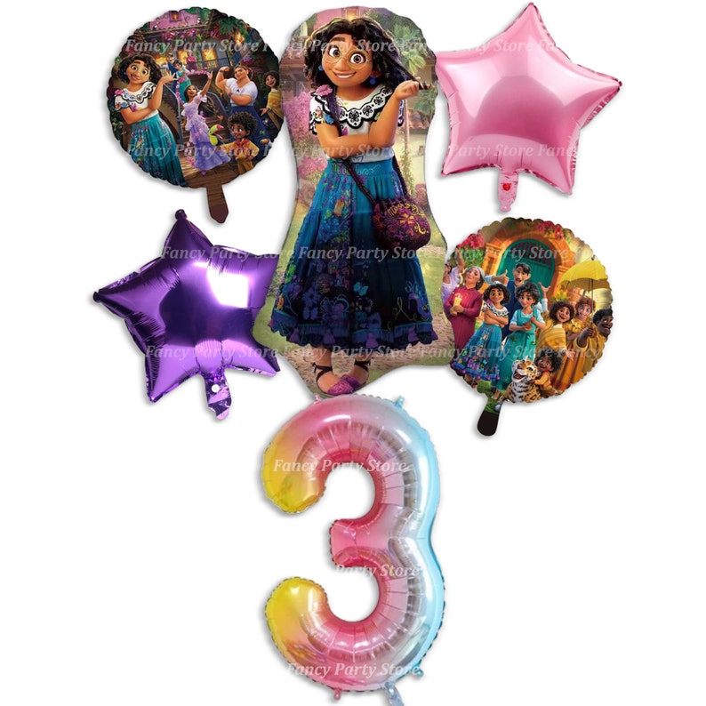 Disney Encanto Balloons Mirabel Encanto Birthday Party Disney