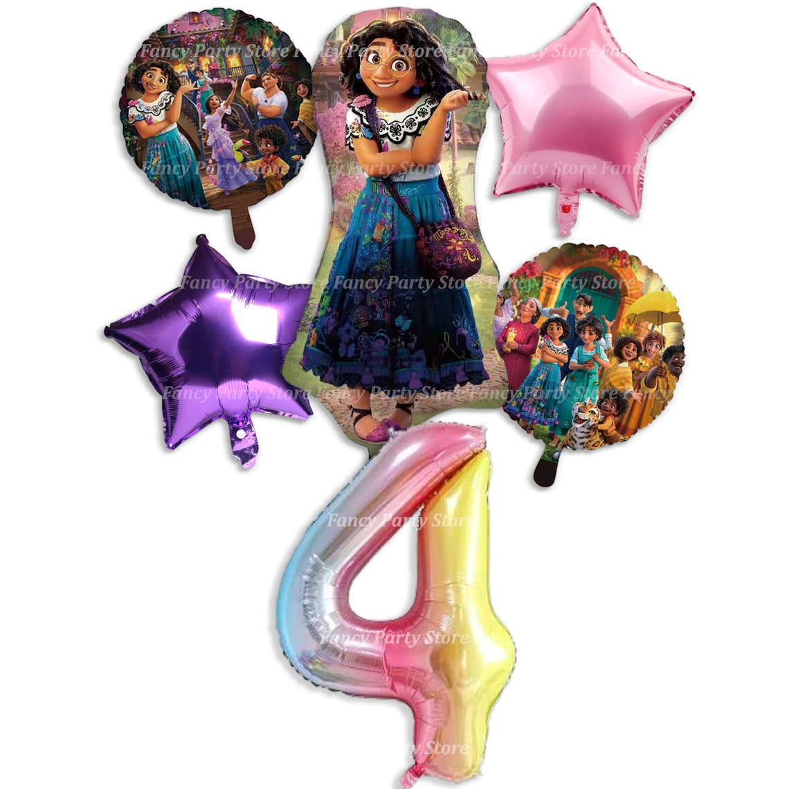 Disney Encanto Balloons Mirabel Encanto Birthday Party Disney Etsy Canada