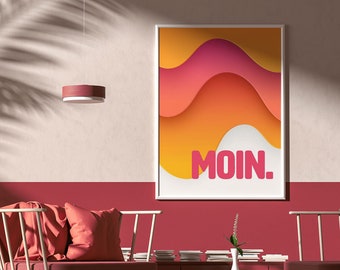 Wandbild Mit Spruch 'NIE ZU VIELE SCHUHE' – Kunstdruck Auf 300g/m² Karton, 30x40 Cm, Made In Germany
