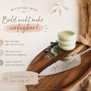 gravierter Tortenheber/ Kuchenschaufel | individuelle und personalisierbar | Hochzeit | Jahrestag