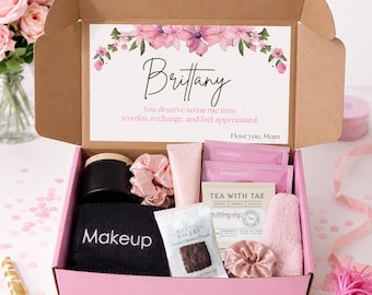 Self Care Gift Box for Her - Relaxation Care Package, Thinking of You, Sympathy & Birthday Gift