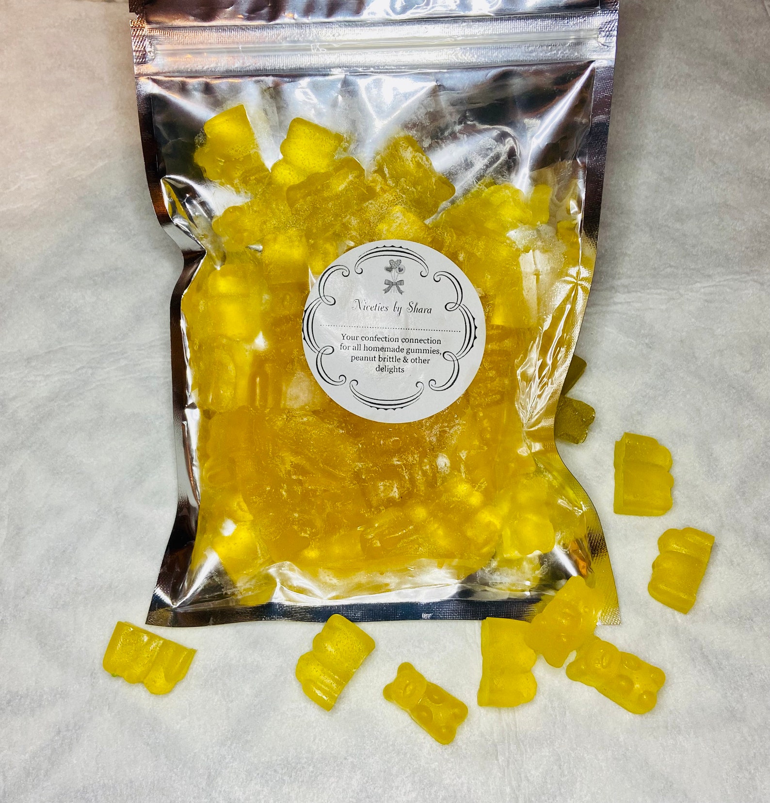 Pina Colada Inspired Gummy Bears Etsy