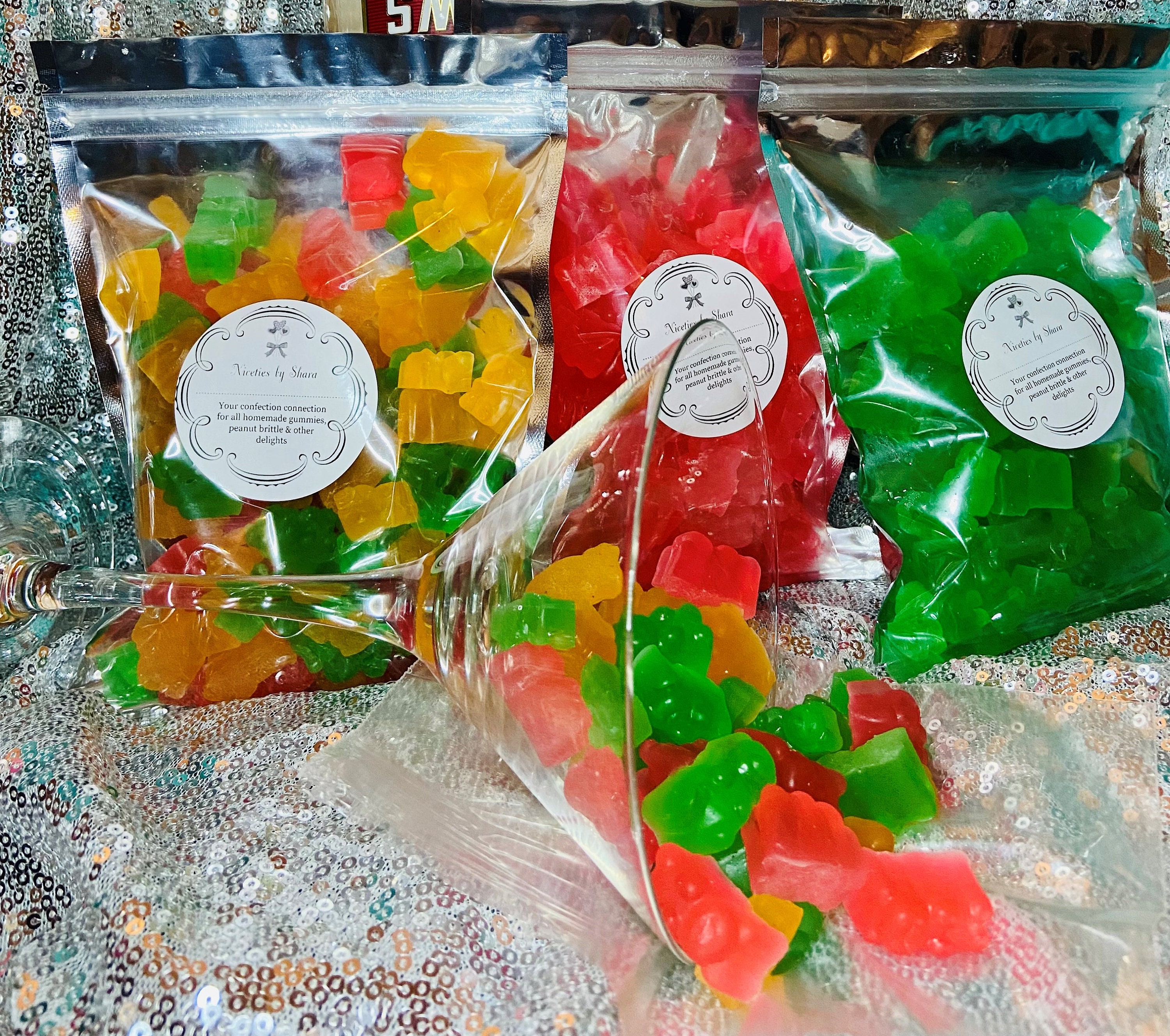Vodka Infused Handmade Gummy Bears Etsy