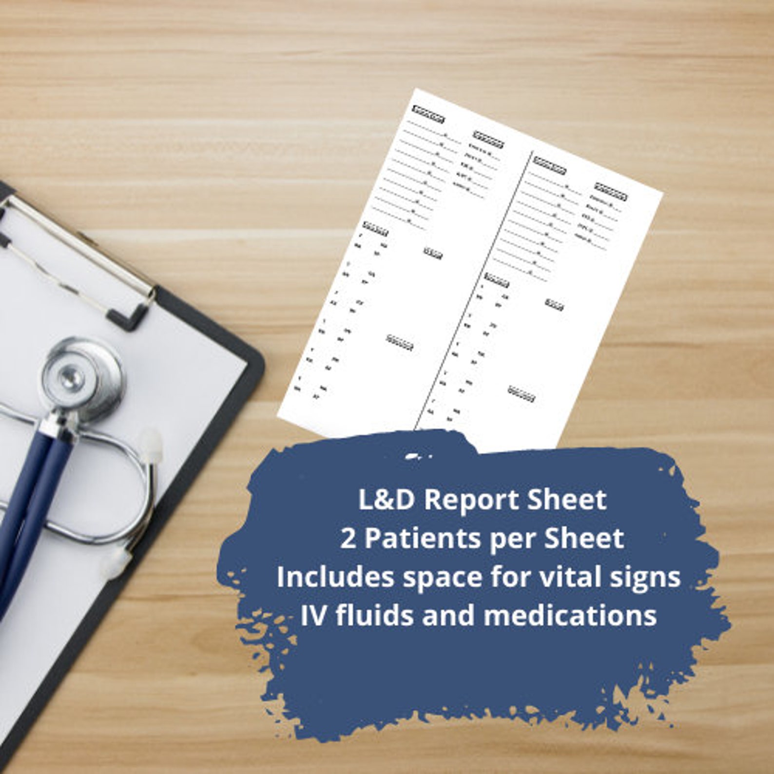 Labor and Delivery Nurse Report Sheet L&D Report Cheat | Etsy