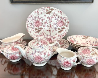 Rose Chintz Pink by Johnson Brothers: Made in England China