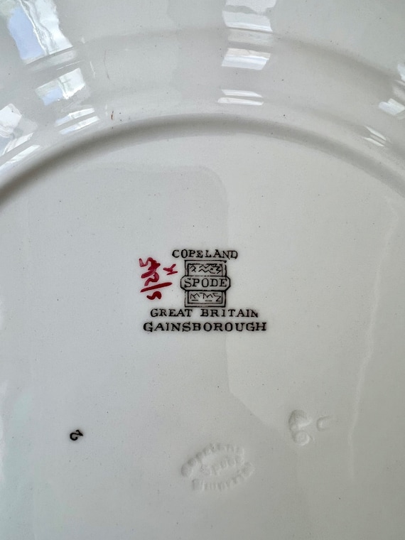Vintage Spode Gainsborough Marlborough Dinnerware: Transferware