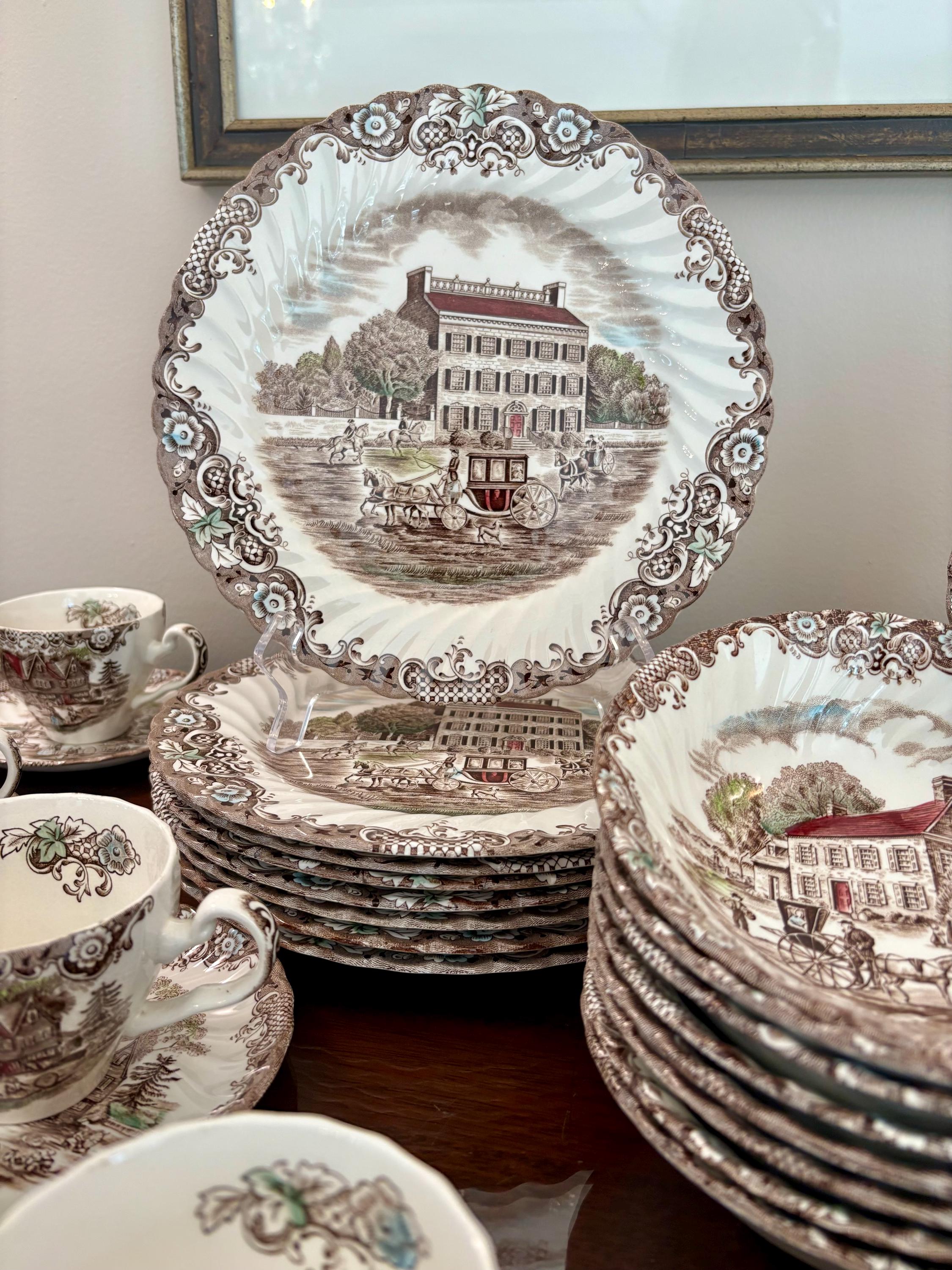 Vintage Heritage Hall Ironstone China: Johnson Brothers Plates
