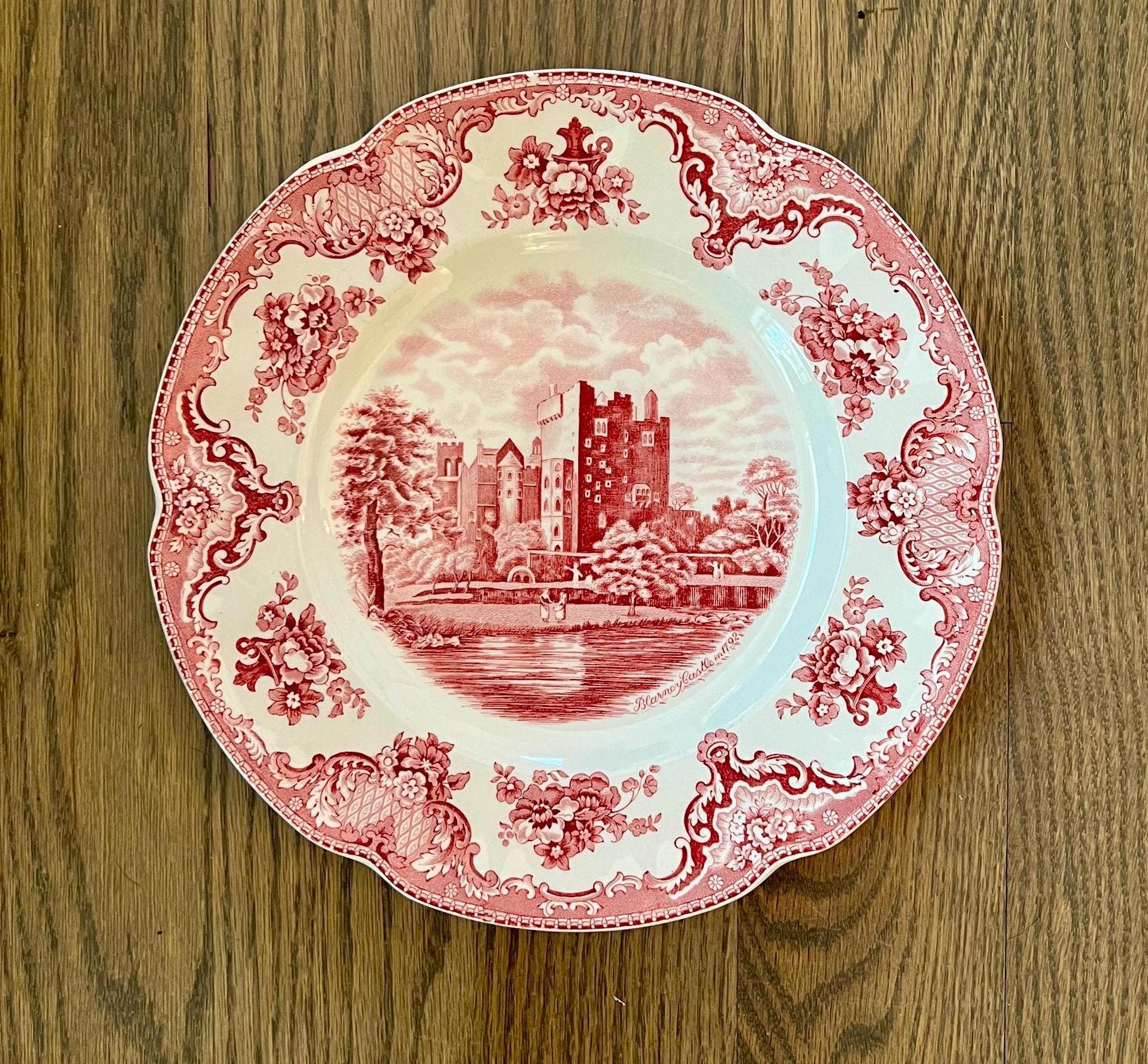 Old Britain Castles Pink China: Johnson Brothers Vintage Plate - Etsy